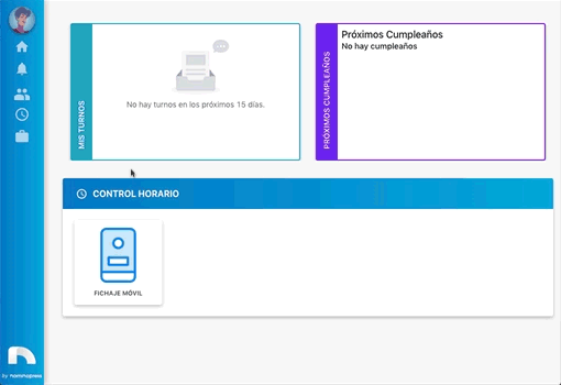 Ver información del usuario Ver información del usuario